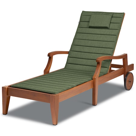 Classic Accessories Storigami 74" x 23" Chaise Lounge Cushion, Heather Fern 60-522-011101-EC